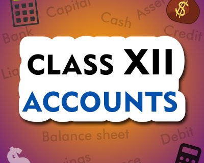 CBSE Class 12- Book Keeping and Accountancy